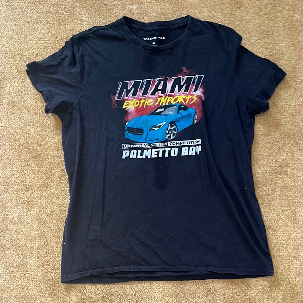 Black Miami Exotic Imports T-Shirt